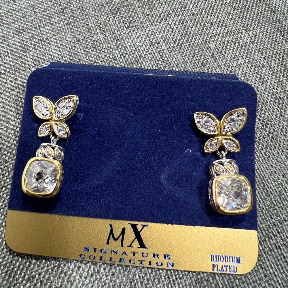 MX Signature Collection CZ Stones in Rhodium Plated Setting,Lasting Fini☑️ - Picture 6 of 7